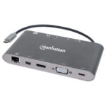 Manhattan - USB-C SuperSpeed Station d'Accueil 7-en-1