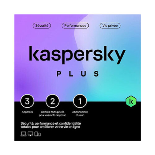 Kaspersky - Anti-Virus Plus - Licence 3 Appareils 1 an