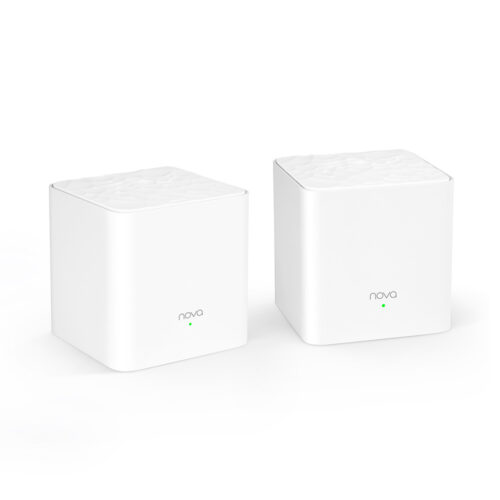 Routeur WiFi Mesh (maillé) TENDA MW3 - Dual Band (2.4GHz & 5GHz) AC1200 Whole-home (Pack de 2)