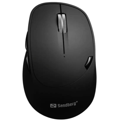 Souris Pro Rechargeable Sandberg 631-02 - Sans Fil 2.4 GHz + Bluetooth 5.0 - Noir