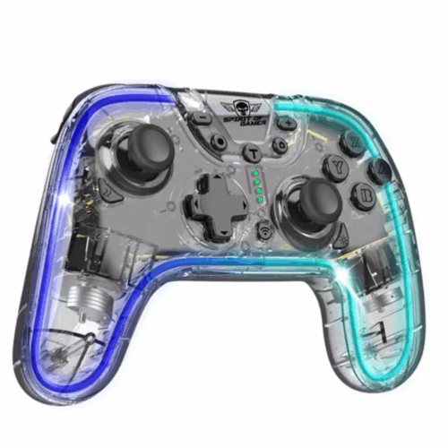 Manette Gamer Sans Fil Spirit of Gamer PULSE RGB - Bluetooth - Transparente
