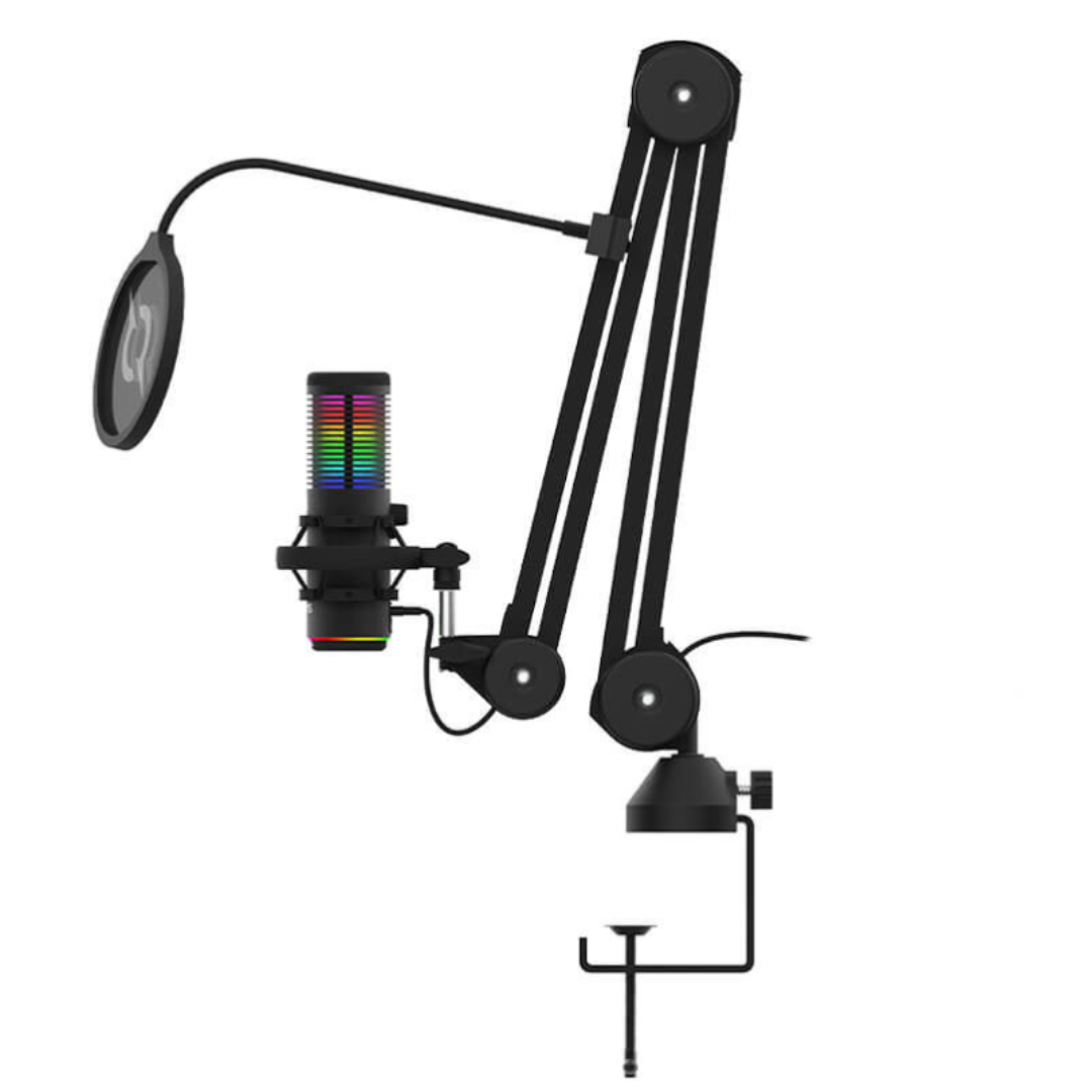 AQIRYS GALILEO - Microphone Pour Streamer USB - Noir (5)