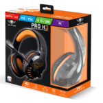 Casque Gaming Spirit of Gamer PRO-H3 _ Jack 3.5mm + Rallonge PC _ Orange et Noir