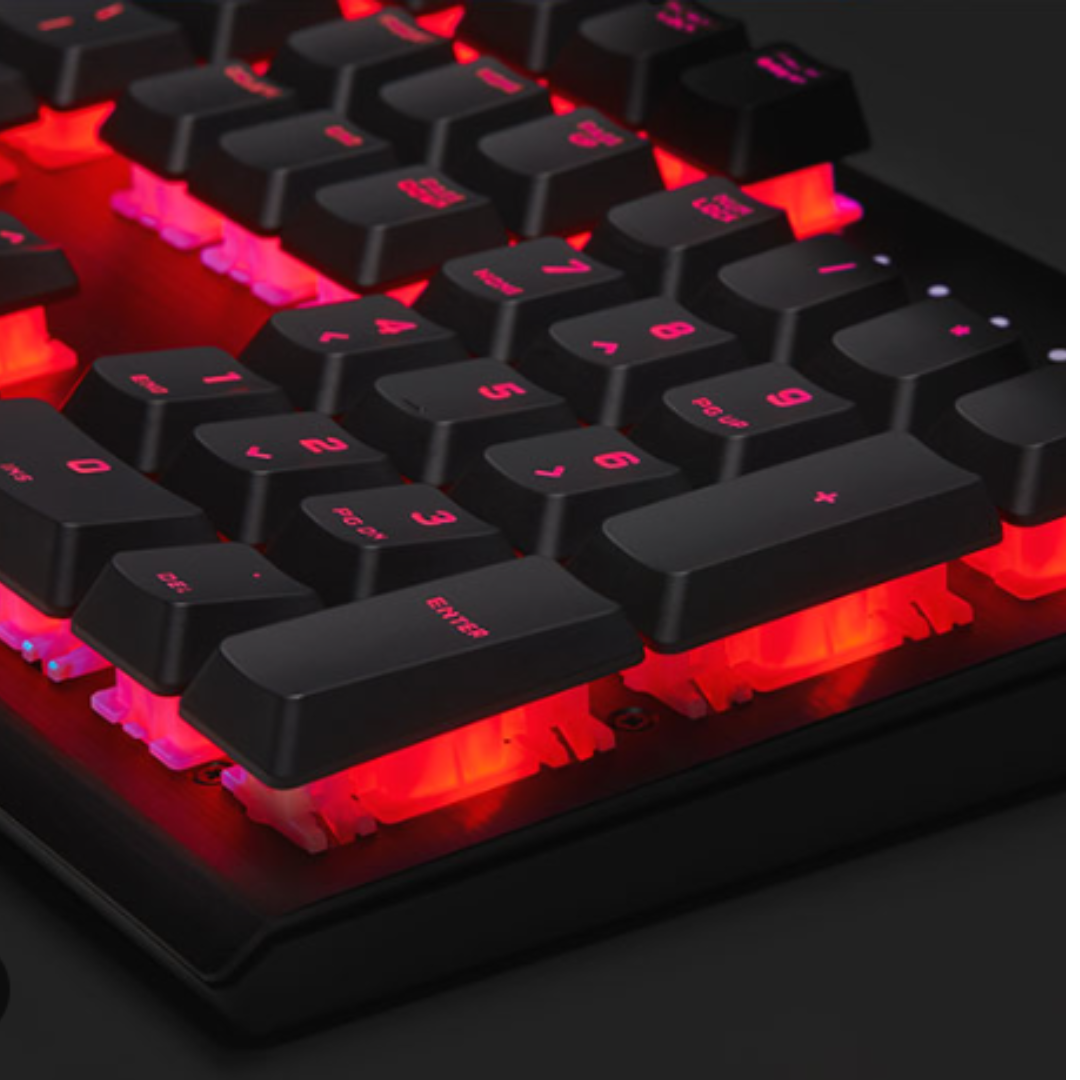 Clavier Gamer Mécanique Konix Vanaheim K60 Noir LED rouge (3)