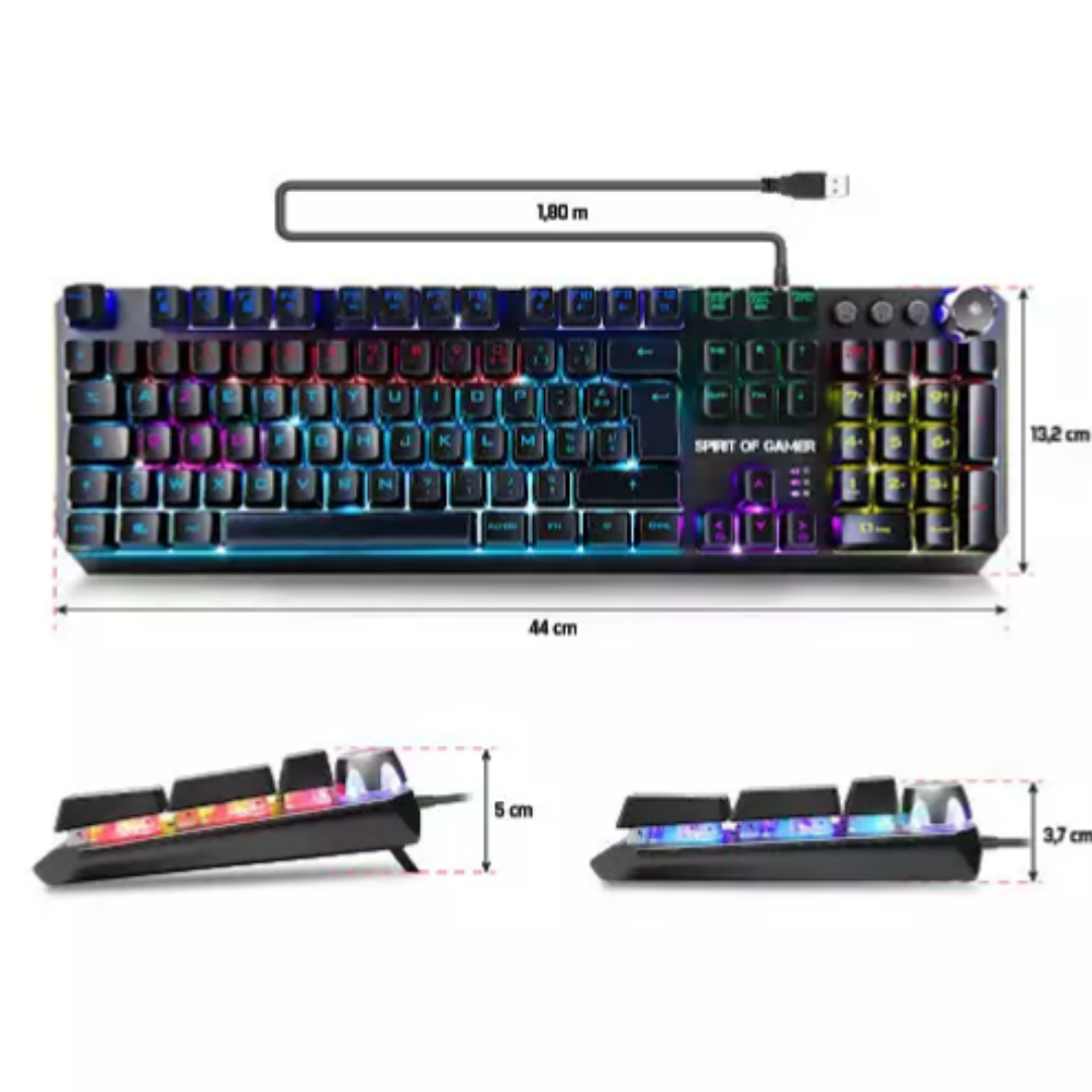 Clavier mécanique SPIRIT OF GAMER XPERT K400 RGB (2)