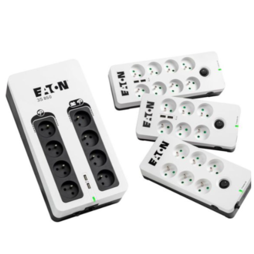 Eaton - Onduleur Multiprises OFF-LINE Eaton 3S 850 VA _ 510 W - FR (8 Prises Françaises) (5)