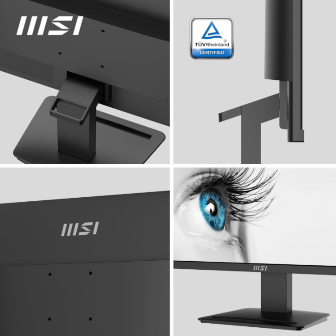 Ecran MSI PRO MP2412 23.8_ FHD - 1Ms - 100Hz IPS - HDMI_DP (9S6-3BA9CH-042) (3)