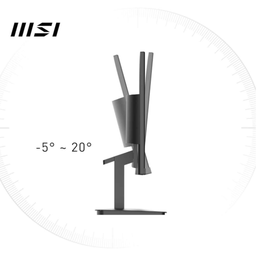 Ecran MSI PRO MP2412 23.8_ FHD - 1Ms - 100Hz IPS - HDMI_DP (9S6-3BA9CH-042) (4)