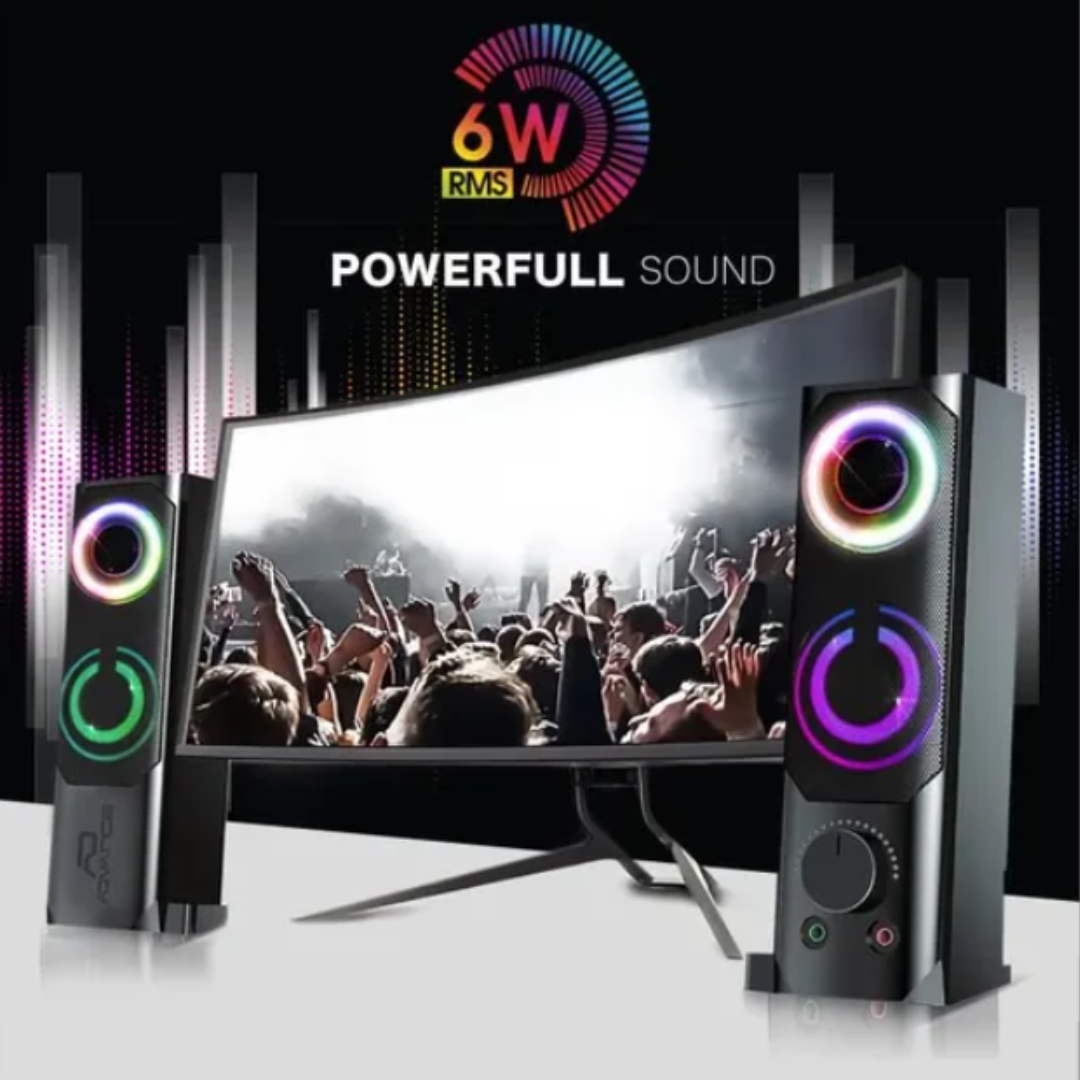 Haut Parleur ADVANCE RGB 2.0 SOUNDPHONIC 6W RMS
