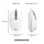 Logitech – G102 – Souris blanc (3)