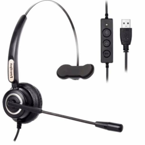Sndberg - 126-14 - PRO MONO Micro Casque Filaire USB - Noir
