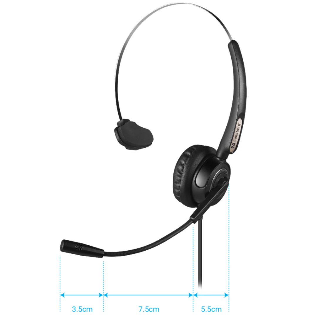 Micro Casque Filaire SANDBERG PRO MONO 126-14 USB - Noir (3)