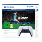 Pack Manette Sony Playstation PS5 DualSense Blanche + Jeu FC 24