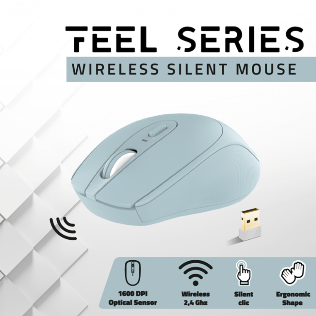 Souris Advance Feel Blue Sans Fil 1600DPI (2)