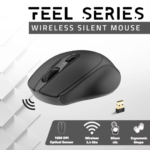 Souris Advance Feel noir Sans Fil 1600DPI