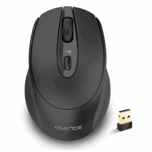 Souris Sans Fil Advance Feel 1600DPI - Noir