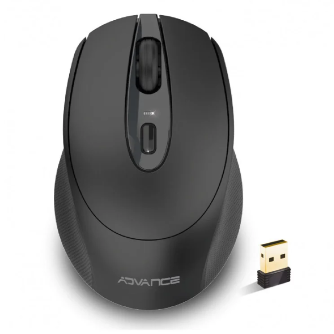 Souris Advance Feel noir Sans Fil 1600DPI