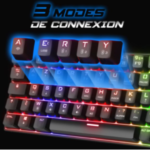 Spirit of Gamer – XPERT-K200 – Clavier Mécanique Gamer – sans fil (Noir)