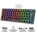 Spirit of Gamer – XPERT-K200 – Clavier Mécanique Gamer – sans fil (Noir)