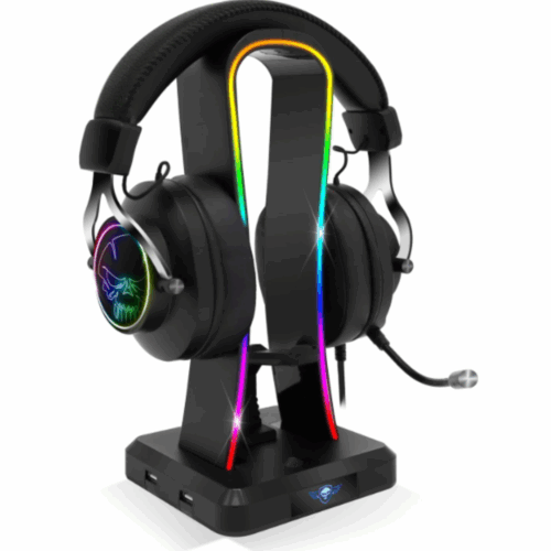 Support de casque SPIRIT OF GAMER STD1 RGB - Noir