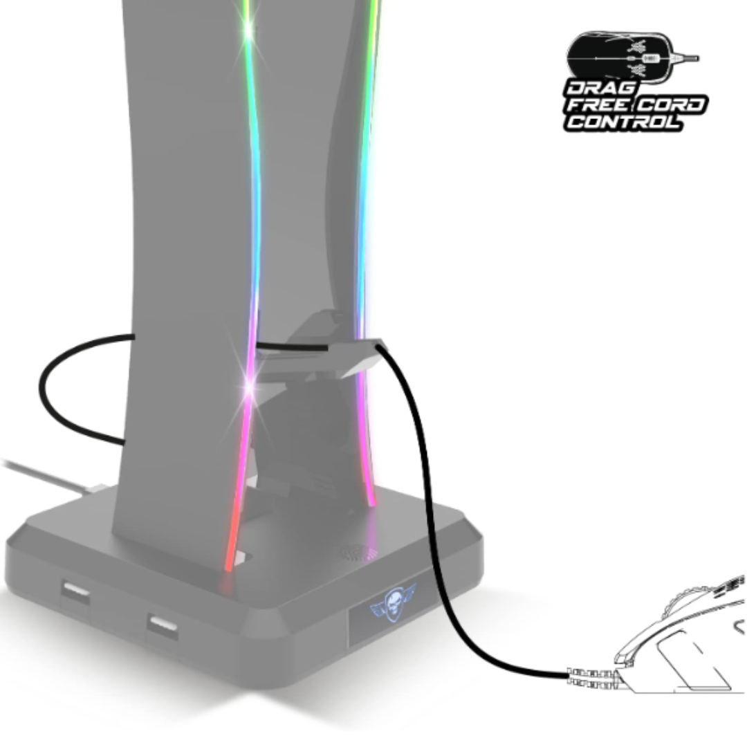 Support de casque SPIRIT OF GAMER STD1 RGB - Noir (6)