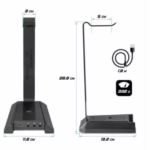 Support de casque SPIRIT OF GAMER STD5 SENTINEL 7.1 RGB – Gris (2)