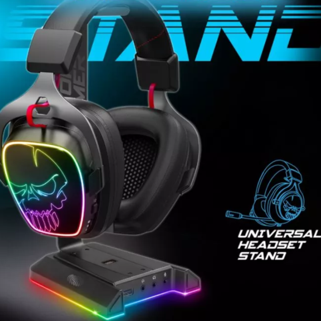 Support de casque SPIRIT OF GAMER STD5 SENTINEL 7.1 RGB - Gris (5)