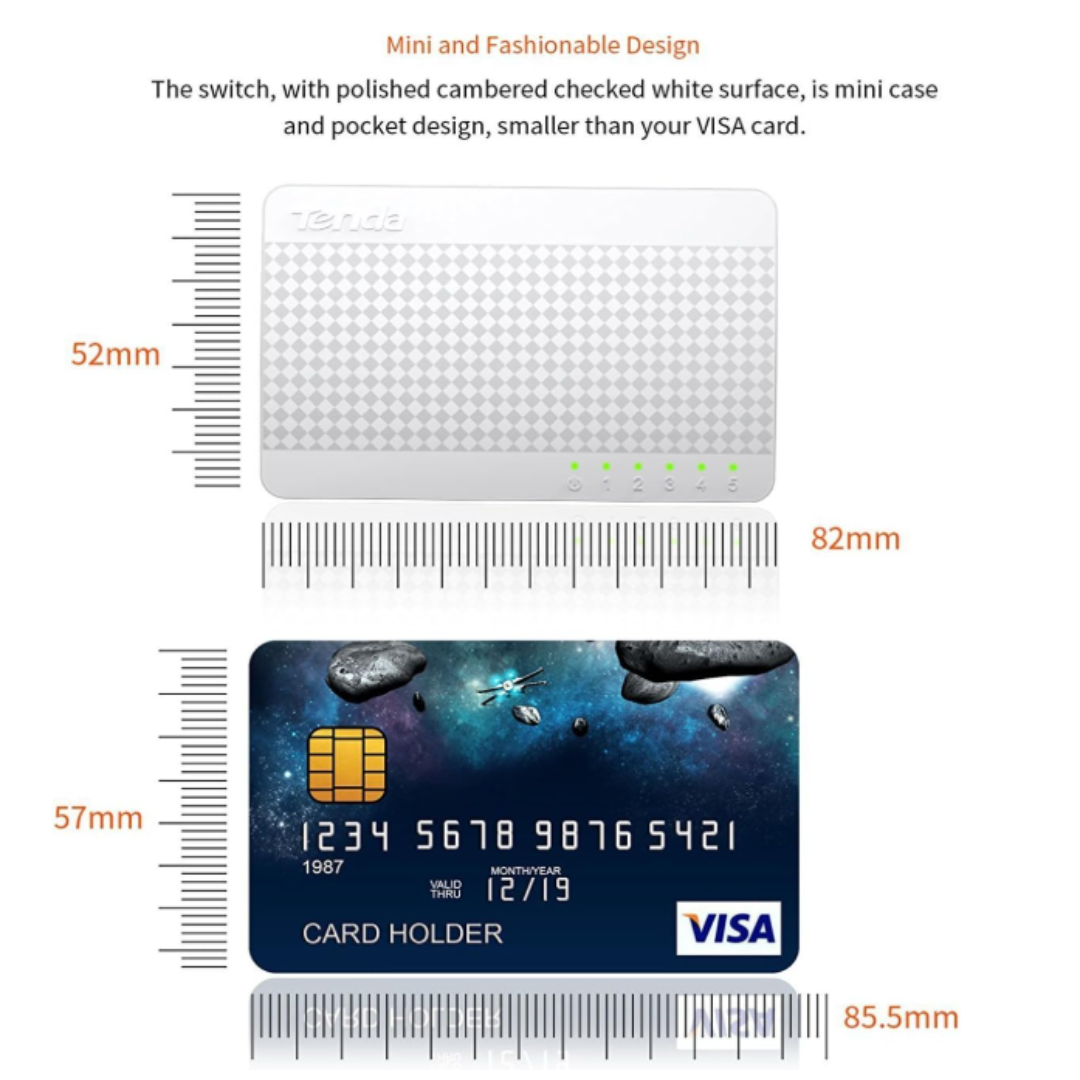 Tenda S105 Switch 5 Ports Ethernet 10_100 (5)