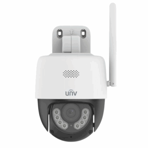 Caméra Externe UniView UNV UHO-P1A-M3F4D - PTZ - WiFi - CMOS 3MP -  Lecteur Carte Micro-SD - Microphone - étanche IP66 - 30M
