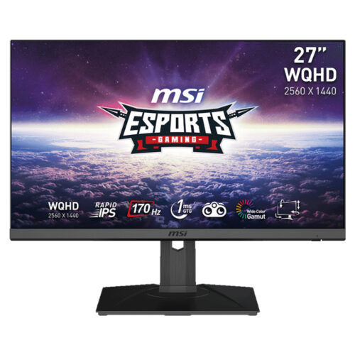 Écran Gamer MSI G272QPF 27'' Fast IPS WQHD (2560 X 1440), 170 HZ, 1 Ms