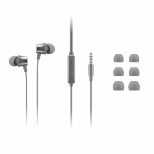 écouteurs INTRA-AURICULAIRES LENOVO 110 ANALOGIQUES - Gris