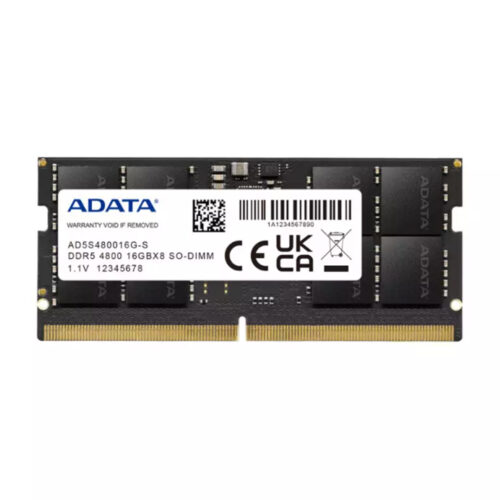 Barrette Mémoire ADATA 16 Go DDR5 Pour Pc Portable / 4800 MHz