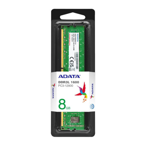 Barrette Mémoire ADATA 8Go DDR3 1600 MHz Pour Pc de Bureau