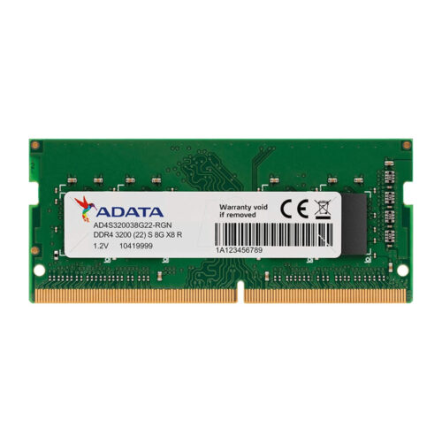 Barrette Mémoire ADATA 8Go DDR4 Pour Pc Portable