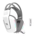 Aqirys - Alya - Casque Gamer RGB Bluetooth - Blanc