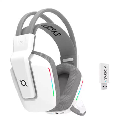 Aqirys - Alya - Casque Gamer RGB Bluetooth - Blanc