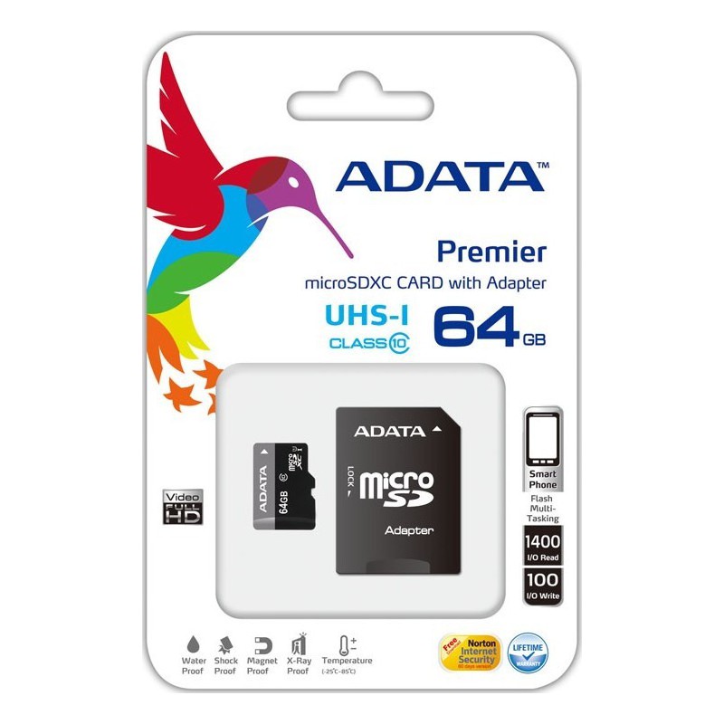 carte-memoire-adata-microsdxc-64-go-class-10-adaptateur
