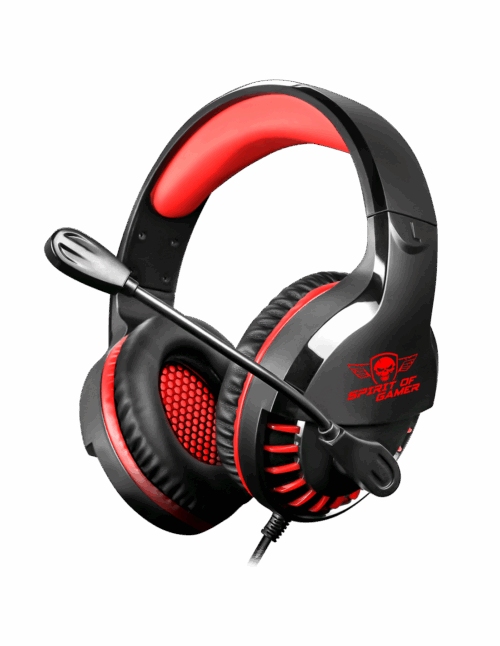 MICRO CASQUE GAMER SOG PRO-H3 Multiplateforme - NOIR & Rouge