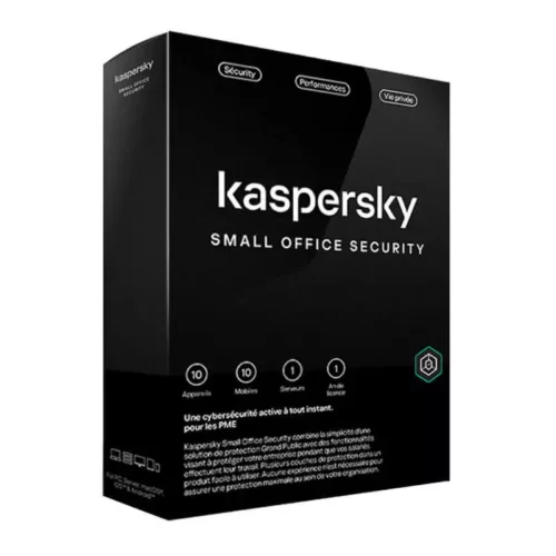 Antivirus Kaspersky Small Office Security 10 postes - 10 mobiles - 1 serveurs - 1an