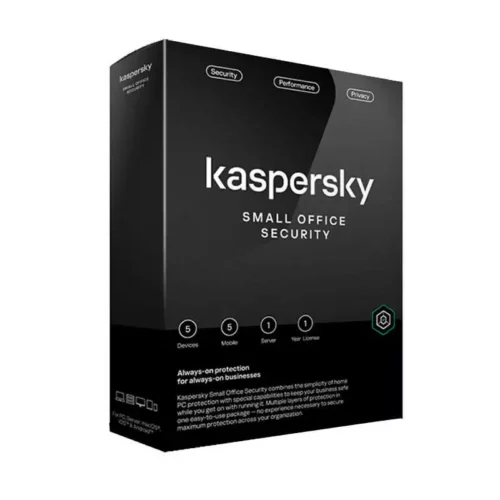 Antivirus Kaspersky Small Office Security 5 postes - 5 mobiles - 1 serveurs - 1an