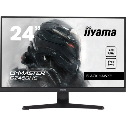 ECRAN GAMER 24" FULL HD LED IIYAMA G-MASTER G2450HS-B1 / 75 HZ / NOIR