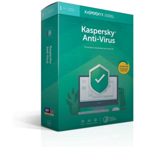 Kaspersky Antivirus 1 Poste  1an Enveloppe Bundle noCD