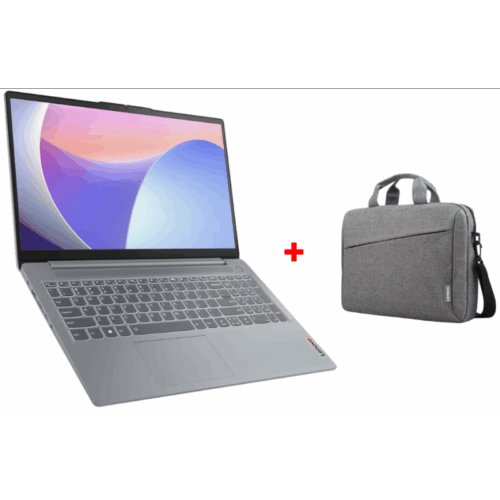 Pc Portable Lenovo IDEAPAD SLIM 3  i5-12450H / 15,6" FHD / 8GO / 512 SSD / Win11 - Gris - Avec sacoche lenovo T210