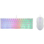 Ensemble Clavier & Souris Gaming THE G-LAB Combo Hydrogen - Blanc