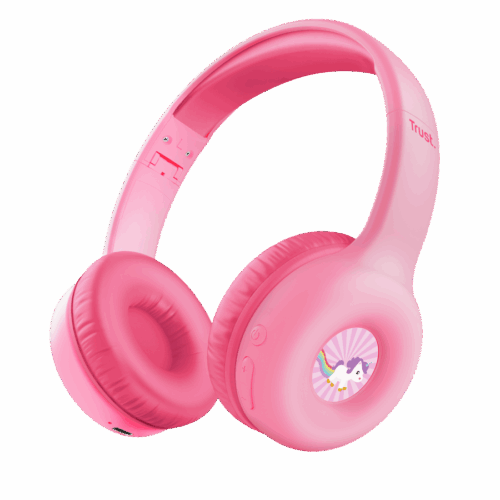 Casque sans fil TRUST NOUNA Kids Bluetooth - Rose