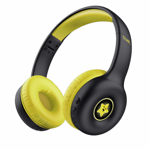 Casque sans fil TRUST NOUNA Kids Bluetooth - Jaune / Noir