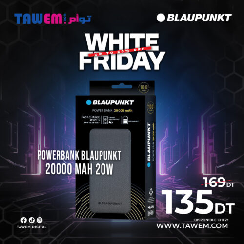 Power Bank BLAUPUNKT - 20000 mAh 20W
