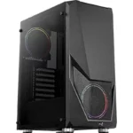 Boitier AeroCool Zauron V2 Moyen Tour ATX RGB - Noir