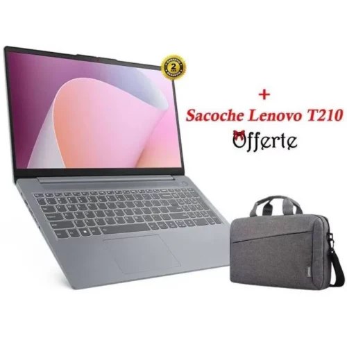 PC Portable LENOVO IdeaPad Slim 3 15ABR8 AMD RYZEN 7 / 16Go / 512Go SSD - Gris