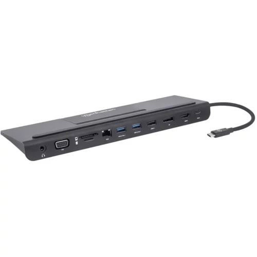 Station d'Accueil Manhattan 153478 USB-C 11En1 - Noir
